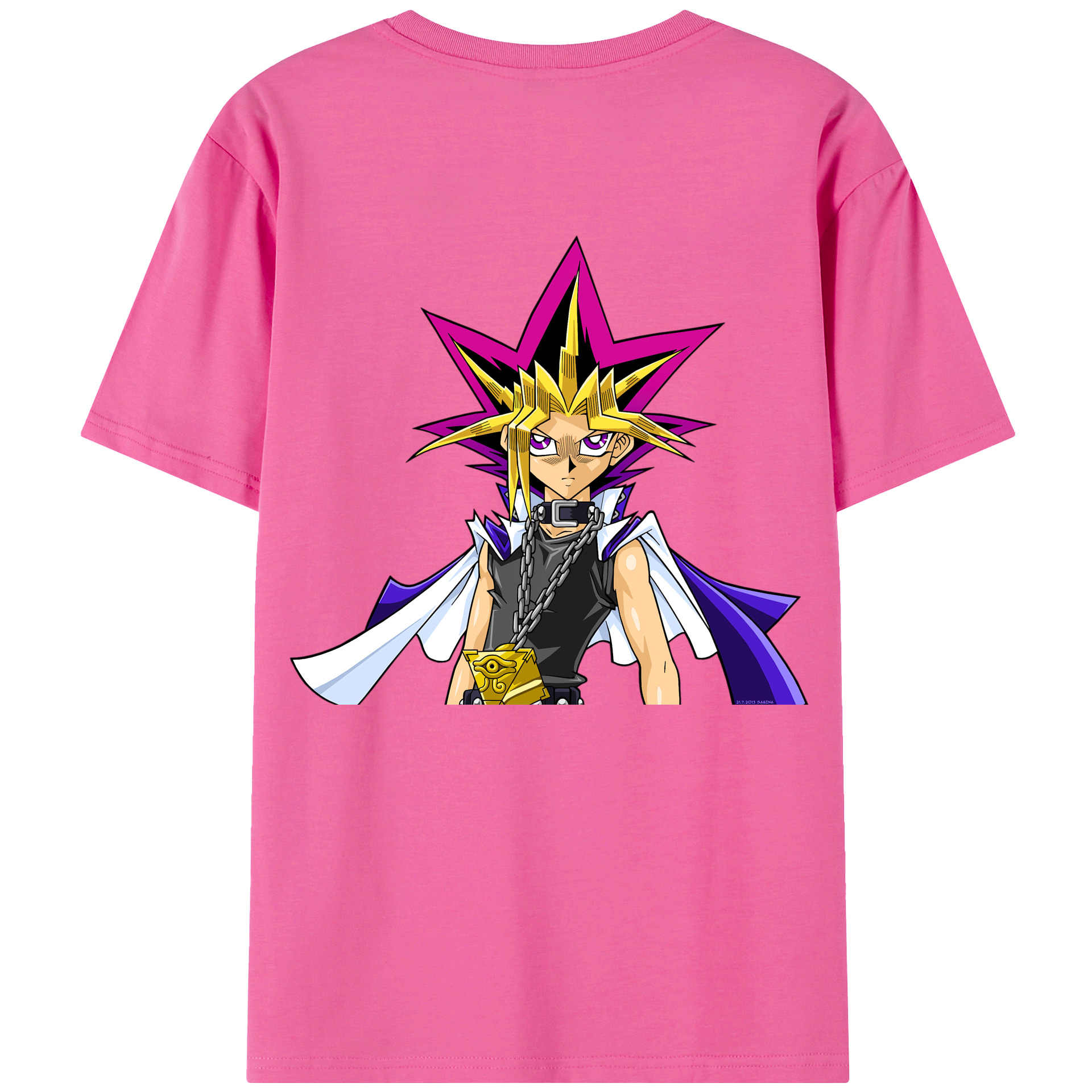 （画像用） 遊☆戯☆王 Yu-Gi-Oh! レディース半袖Tシャツ(バックプリント)